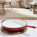 Glazura Enameled Cast Iron Fry Pan 46X30X5.5Cm - Ombre Red Pan Home