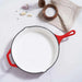 Glazura Enameled Cast Iron Fry Pan 46X30X5.5Cm - Ombre Red Pan Home