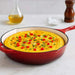 Glazura Enameled Cast Iron Fry Pan 46X30X5.5Cm - Ombre Red Pan Home
