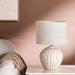 Glendale E27 Ceramic Table Lamp 30X46Cm - Beige Pan Home