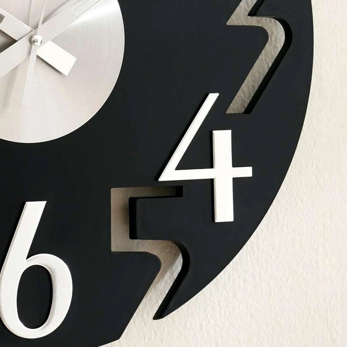 Glimpse Wall Clock D40Cm-Black Pan Home