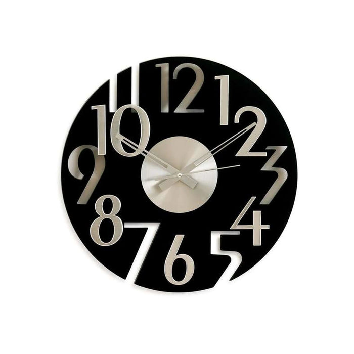 Glimpse Wall Clock D40Cm-Black Pan Home