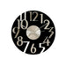 Glimpse Wall Clock D40Cm-Black Pan Home