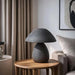 Glomer E27 Terracotta Table Lamp 24.5X45.5Cm - Black Pan Home