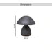 Glomer E27 Terracotta Table Lamp 24.5X45.5Cm - Black Pan Home