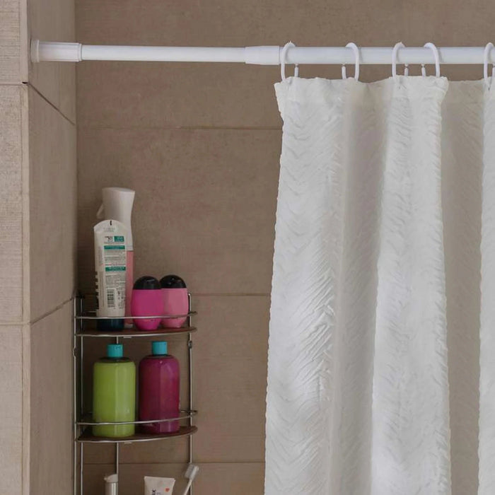 Gloria Extendable Shower Curtain Rod 140X260Cm - White Pan Home