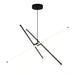 Glowmer 34W Integrated Pendant Lamp 90X120Cm - Matt Black Pan Home