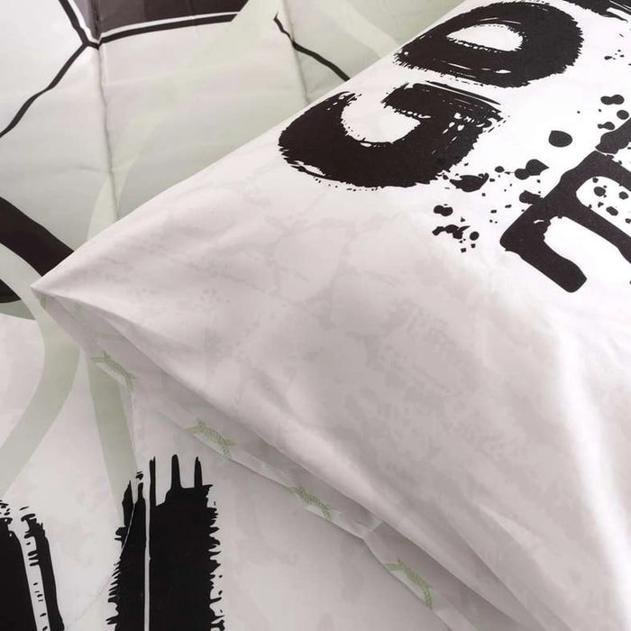 Goal Time 2-Piece Single Comforter Set 135X220Cm