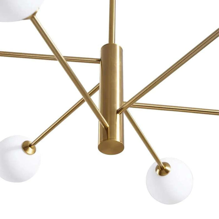Gobert 6-Light G9 Chandelier 90X25Cm - Brass
