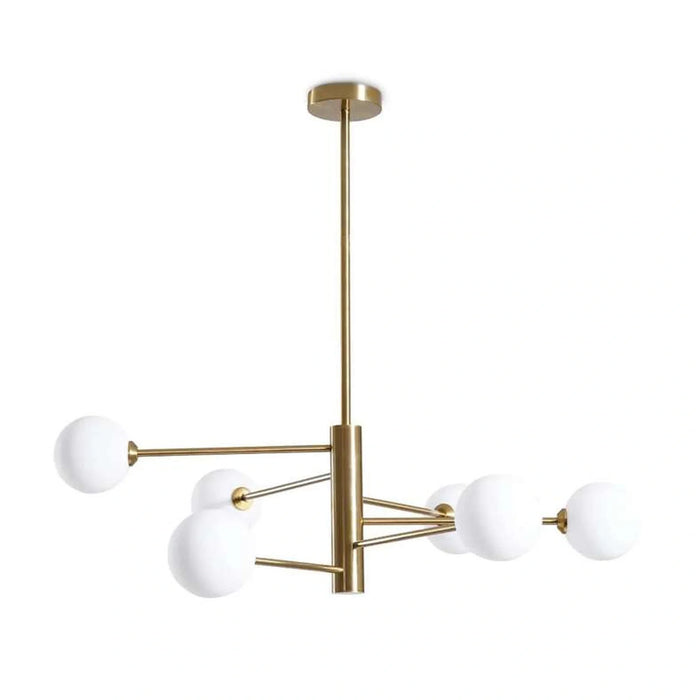 Gobert 6-Light G9 Chandelier 90X25Cm - Brass