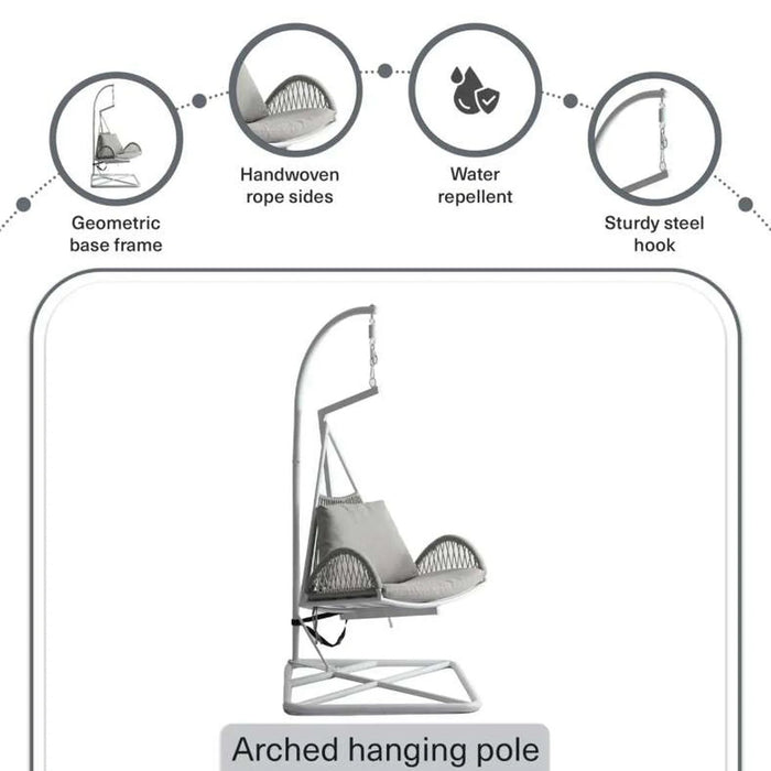 Goploania Outdoor Swing - Off White Pan Home