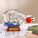 Gorch Fock Ship In Glass Bottle 9X5X6Cm - White Pan Home