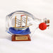 Gorch Fock Ship In Glass Bottle 9X5X6Cm - White Pan Home
