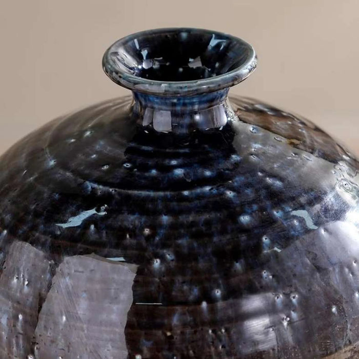 Govona Stoneware Vase 27.5X27.5X45.5Cm - Indigo