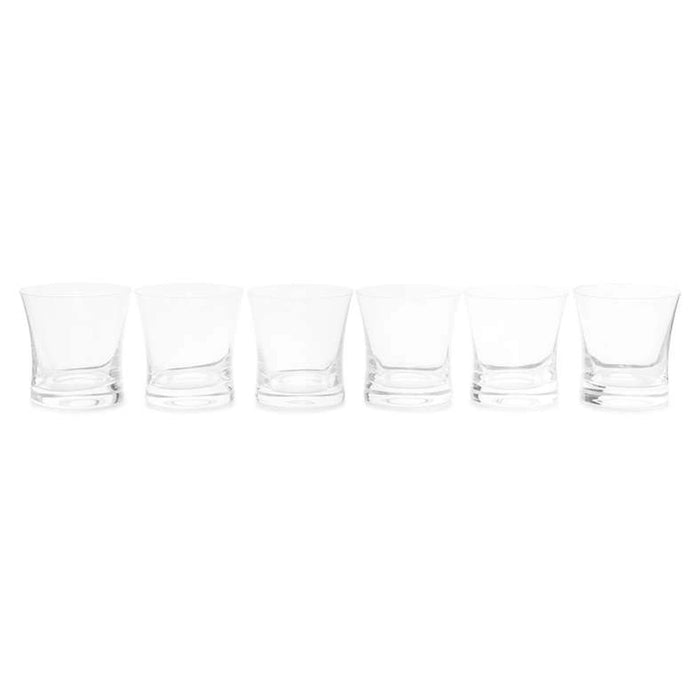 Grace 6-Piece Dof Crystal Glass Set 280Ml -Clear Pan Home