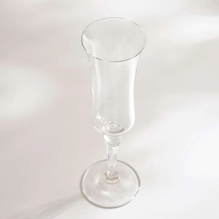 Grace 6-Piece Flute Crystal Glass Set 190Ml -Clear Pan Home