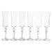 Grace 6-Piece Flute Crystal Glass Set 190Ml -Clear Pan Home