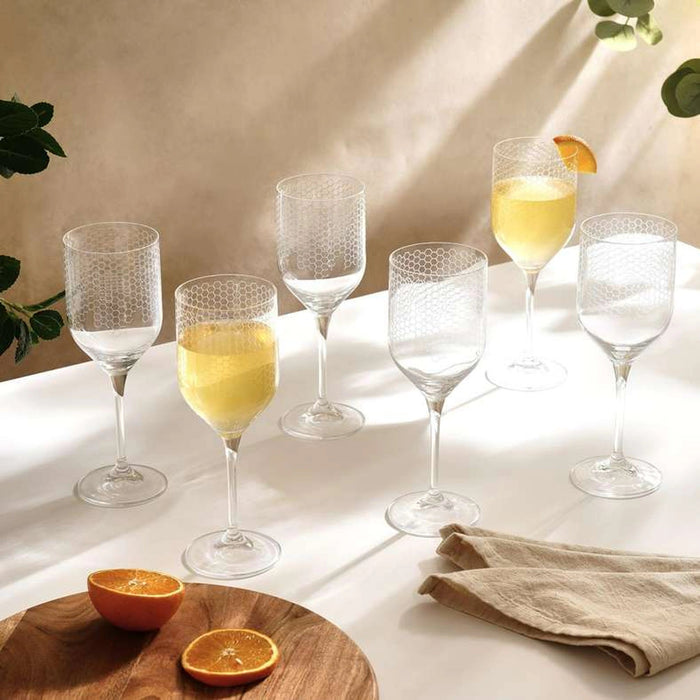 Grace 6-Piece Highball Crystal Glass Set 340Ml -Clear Pan Home