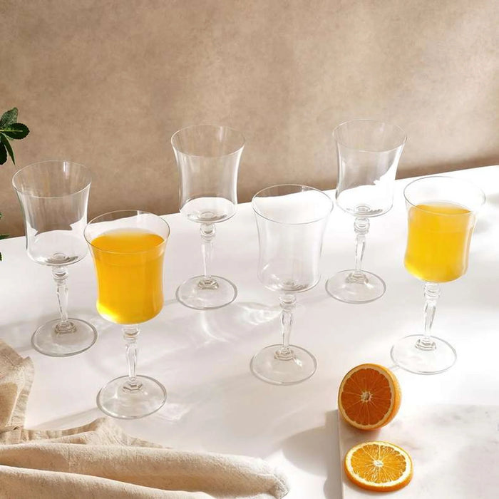 Grace 6-Piece Stemware Crystal Glass Set 300Ml -Clear