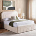 Grace King Bed 180X200 With Hydraulic Storage - Cream White Pan Home