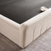 Grace King Bed 180X200 With Hydraulic Storage - Cream White Pan Home