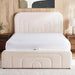 Grace Queen Bed 160X200 With Hydraulic Storage - Cream White Pan Home
