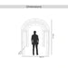 Gracei Metal Arbor - White Pan Home