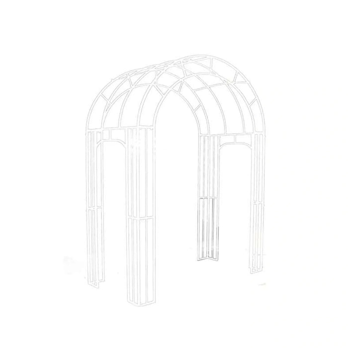 Gracei Metal Arbor - White Pan Home