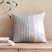 Gradient Stripes Printed Filled Cushion 45X45 Cm-Brown/Peach Pan Home