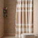 Gradient Waffle  Stripe Shower Curtain 180X180 Cm-Beige Pan Home