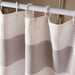 Gradient Waffle  Stripe Shower Curtain 180X180 Cm-Grey Pan Home