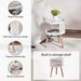 Gradin End Table With Storage Wood Pan Home
