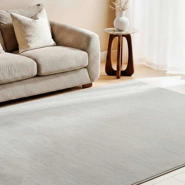 Grandale Handwoven Textured Viscose Rug 300X400Cm - Stone Grey Pan Home