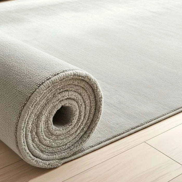 Grandale Handwoven Textured Viscose Rug 300X400Cm - Stone Grey Pan Home