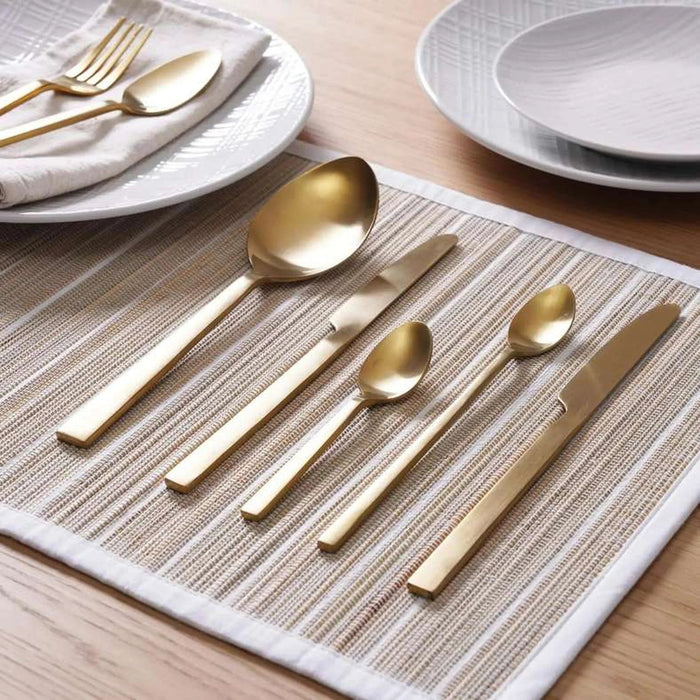 Grande 42-Piece Cutlery Set - Gold Pan Home