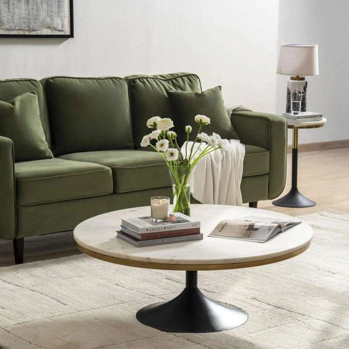 Graxon New Coffee Table Marble Pan Home
