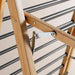Greg Foldable Bamboo Cloth Dryer With 21M Drying Space  66X74X135Cm - Natural/Black Pan Home