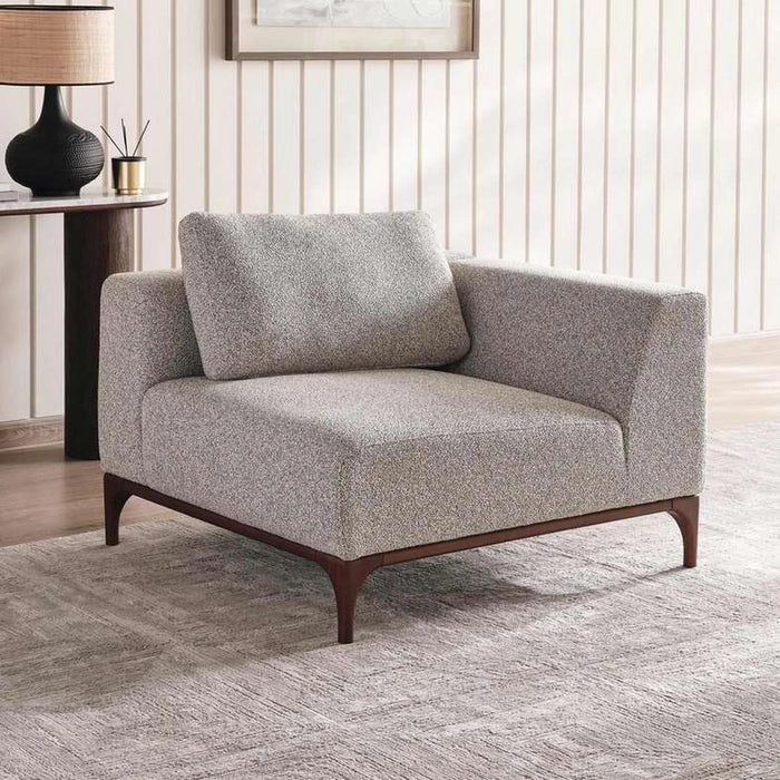 Grimm One Seater With Left Arm- Grey