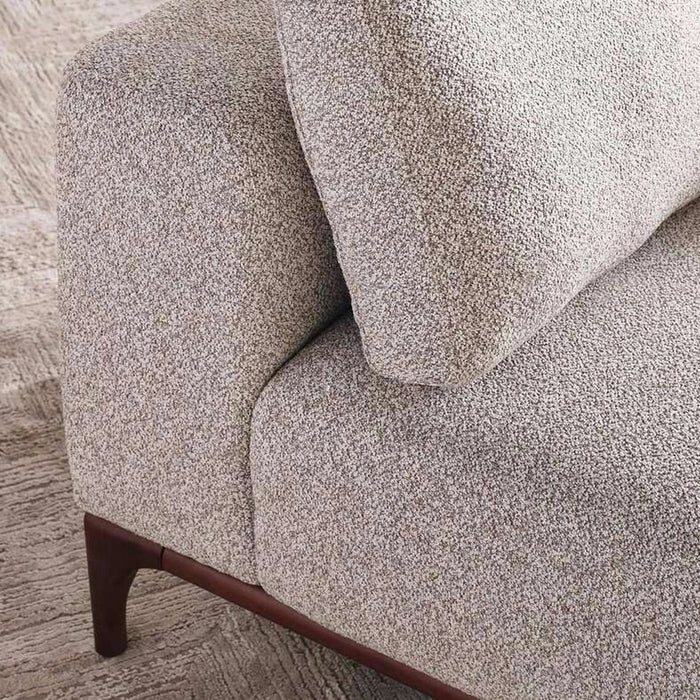 Grimm One Seater With Right Arm- Grey
