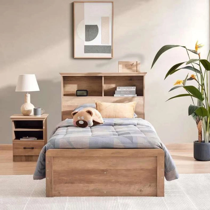 Grimsby Kids Single Bed 90X200 Cm - Walnut