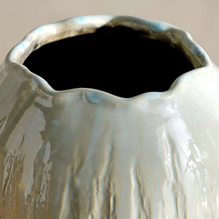 Grisel Ceramic Vase 22X22X15.5Cm -Green