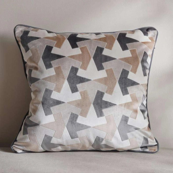 Grivelle Down Alternative Filled Cushion 55X55Cm - Grey Pan Home