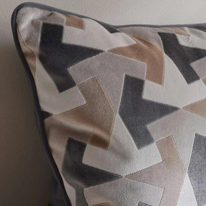 Grivelle Down Alternative Filled Cushion 55X55Cm - Grey Pan Home
