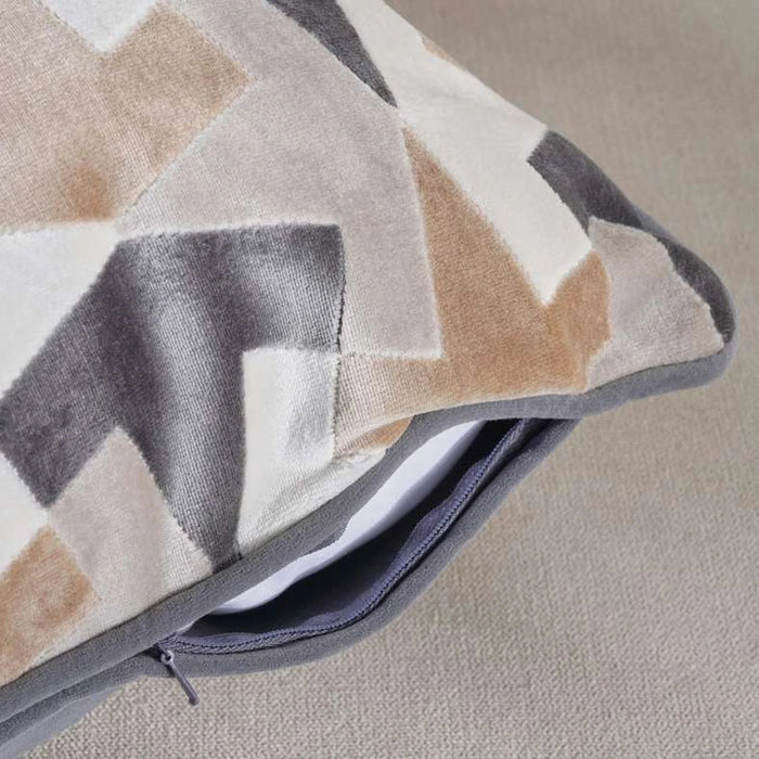 Grivelle Down Alternative Filled Cushion 55X55Cm - Grey Pan Home