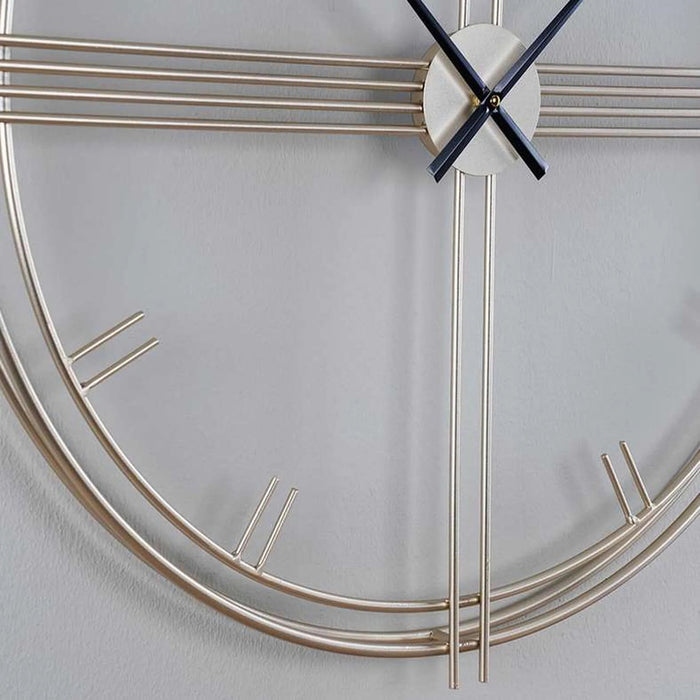 Guillaume Wall Clock D80Cm-Gold Pan Home