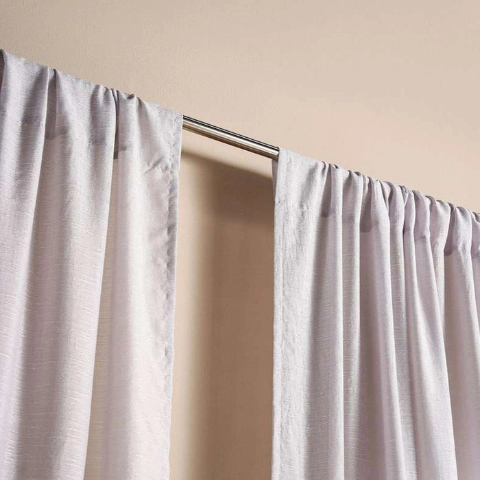 Hailey Sheer 2 Piece Curtain Set - Grey Pan Home