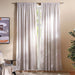 Hailey Sheer 2 Piece Curtain Set 135X300Cm - Grey Pan Home