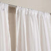 Hailey Sheer 2 Piece Curtain Set 135X300Cm - Off White Pan Home