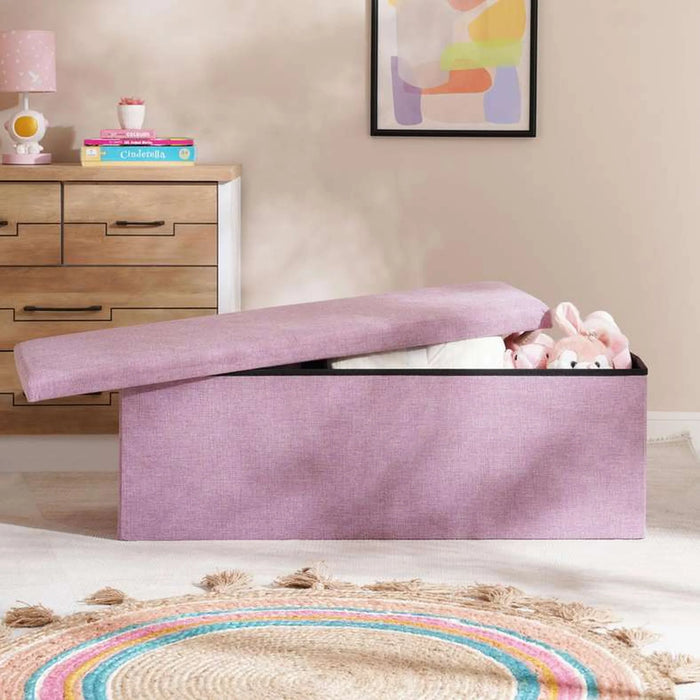 Halden Storage Ottoman 110X38X38Cm - Purple