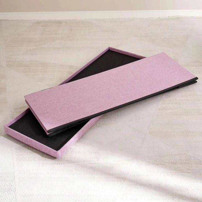 Halden Storage Ottoman 110X38X38Cm - Purple